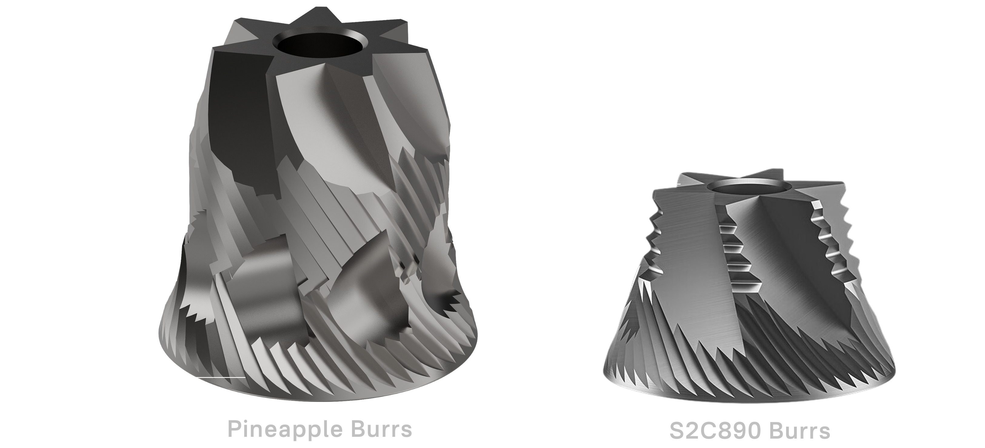 Pineapple and S2C Burr Comparison