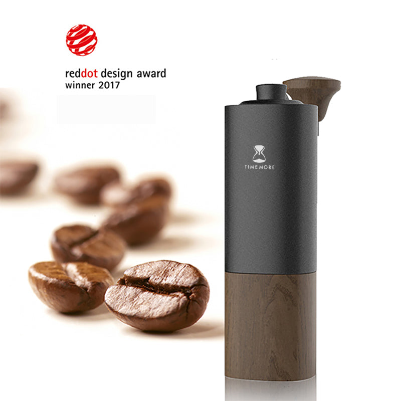Timemore G1 Plus Hand grinder Black & Chestnut Wood