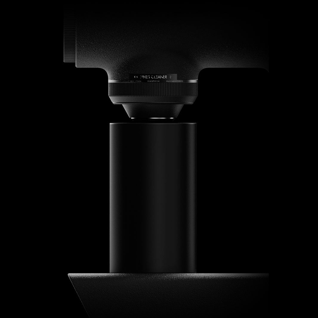 Timemore official close view of the Sculptor 078S grounds chute and magnetic catch cup